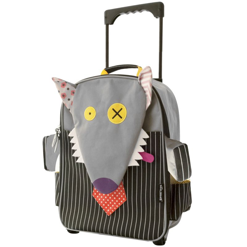 Valise trolley Bigbos le Loup Les Déglingos