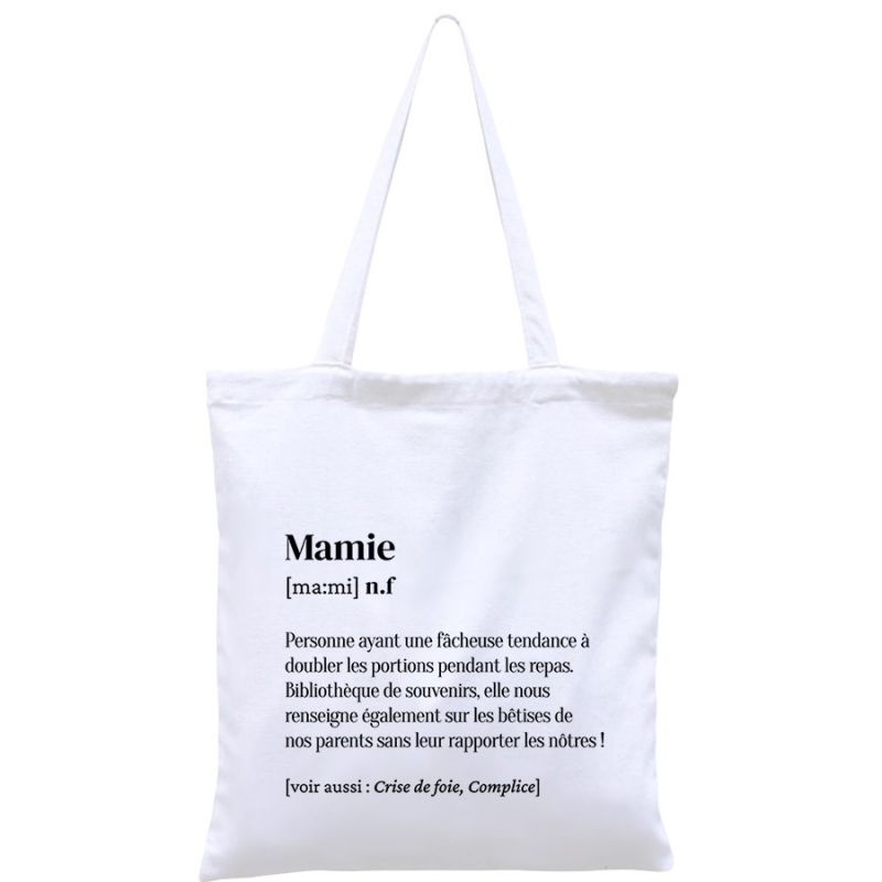 Sac à anses en coton bio Mamie Hindbag