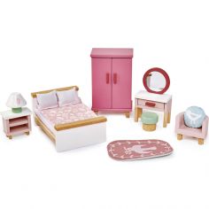 Chambre à coucher pour maison de poupée - Tender Leaf