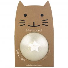 Ballon paillettes Argent (22 cm) - Ratatam