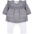 Combinaison tee-shirt manches longues et legging gris et blanc (3 mois : 60 cm) - Absorba Combinaison tee-shirt manches longues et legging gris et blanc (3 mois : 60 cm) - Absorba