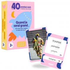 Cartes Flash Métiers (40 cartes photos et mots) - Observe Édition