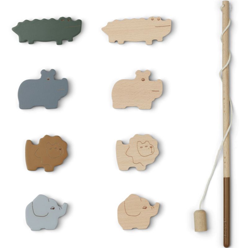 Jeu de pêche Sebastian Safari Golden caramel multi mix Liewood