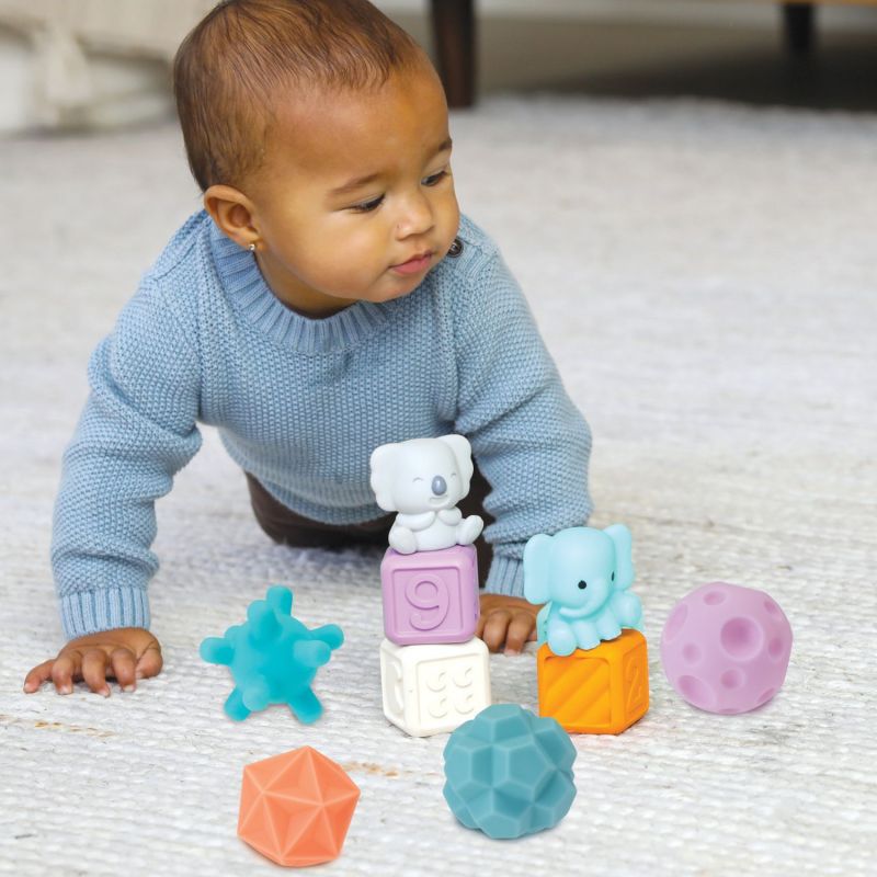 Coffret sensoriel Balls Blocks Buddies super soft Infantino Ambiance 3