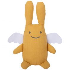 Peluche musicale ange lapin curry (24 cm)