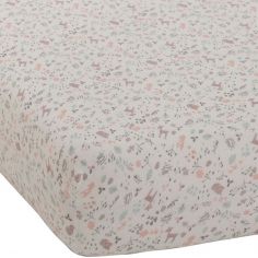 Drap housse en jersey Lilas (60 x 120 cm) - Domiva