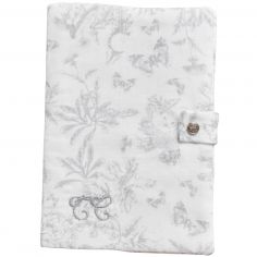 Protège carnet de santé Toile de Jouy gris - Tartine et Chocolat