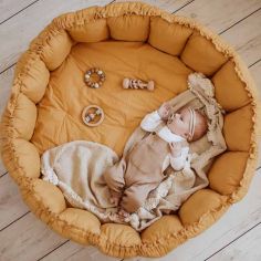 Tapis de jeu 3 en 1 Organic Coco Moutarde