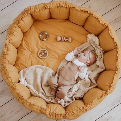 Tapis de jeu 3 en 1 Organic Coco Moutarde