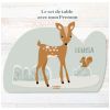Set de table Biche Edgar personnalisable Charlie et Suzie Ambiance 1