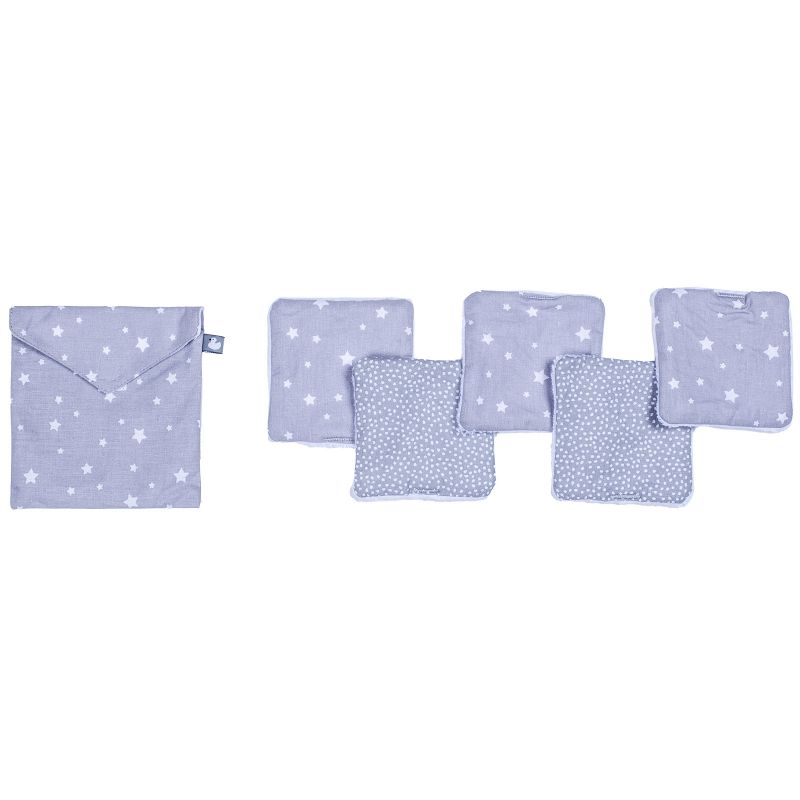 Lot de 5 lingettes lavables Une étoile est née (10 x 10 cm) BB & Co