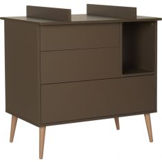 Commode à langer 3 tiroirs Cocoon Moss - Quax