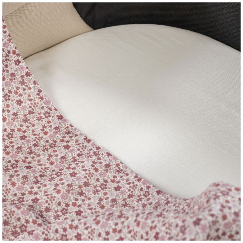 Drap-housse pour nacelle et Lange Cherry Fleurs Pasito a pasito Produit 5