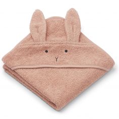 Cape de bain Albert Rabbit rose (70 x 70 cm) - Liewood