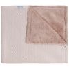 Couverture Teddy Dawn Blush/Ecru (70 x 95 cm) - Baby's Only