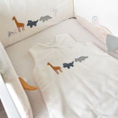 Tour de lit en veloudoux Tiga, Stegi & Ops