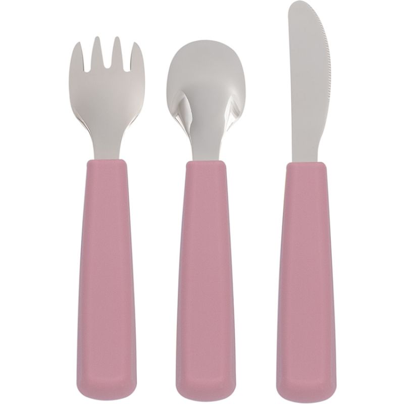 Set de 3 couverts Rose We Might Be Tiny
