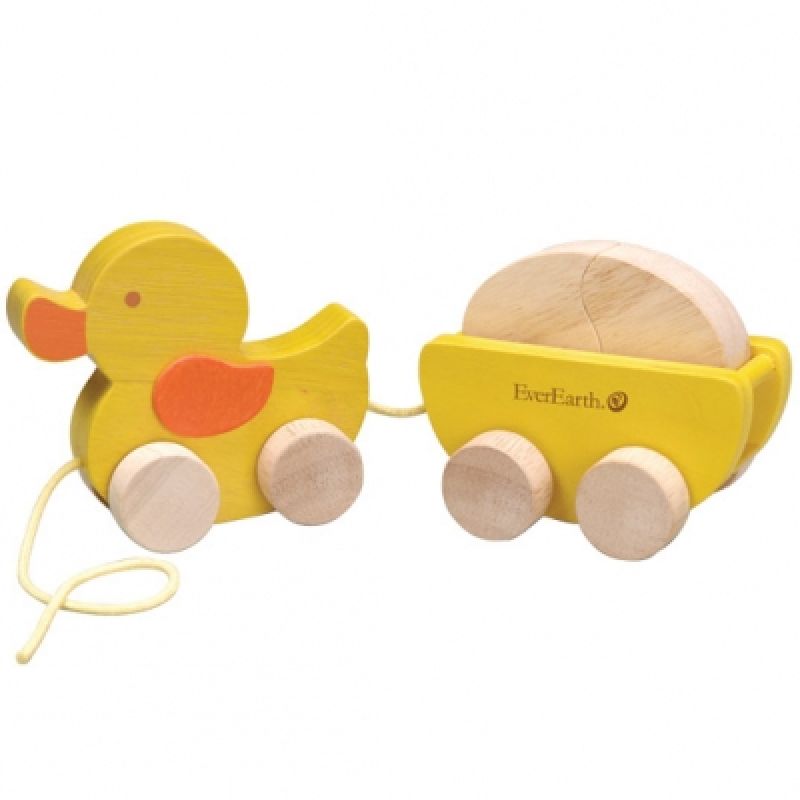 Canard à tirer avec son oeuf EverEarth