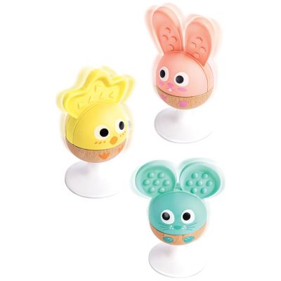 Lot de 3 hochets à ventouse Animaux