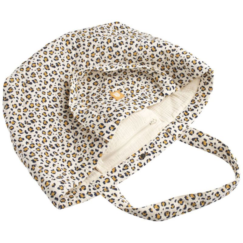 Sac cabas Léopard Sauthon Produit ouvert 2