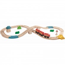 Circuit train en 8   par Plan Toys