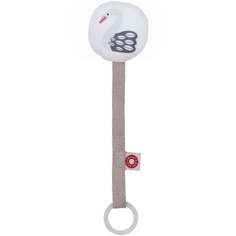 Attache sucette cygne foncé Franck & Fischer