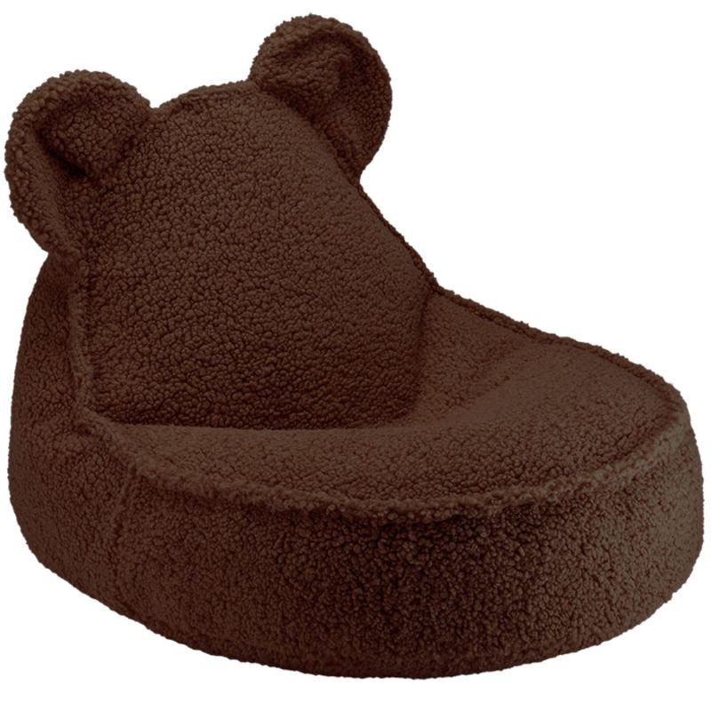 Pouf ours et repose-pieds Warm Hazel molletonné Wigiwama Produit 3