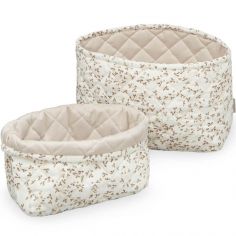 Lot de 2 paniers de toilette Lierre - Amande - Cam Cam Copenhagen