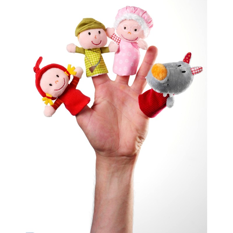 Marionnettes à doigts Petit chaperon rouge Lilliputiens
