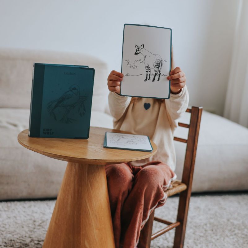 Tablette lumineuse avec dessins à décalquer KIDYDRAW Animals (8 ans et+) KIDYWOLF Ambiance 2