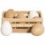 Variation Beige, blanc du produit Cagette à œufs de la ferme en bois FSC de la marque Le Toy Van