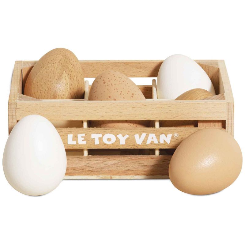 Cagette à œufs de la ferme en bois FSC Le Toy Van Produit 1