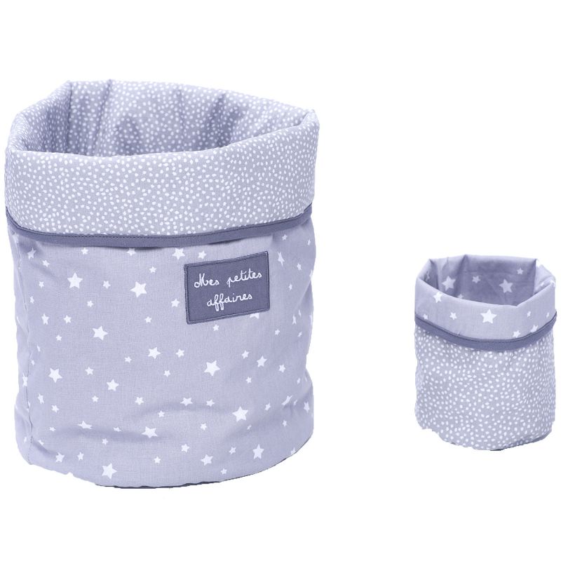 Lot de 2 paniers de toilette Etoiles BB & Co
