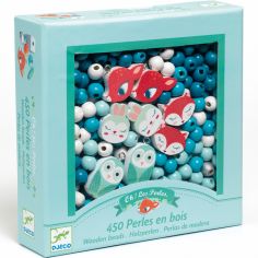 450 perles en bois Petits animaux - Djeco