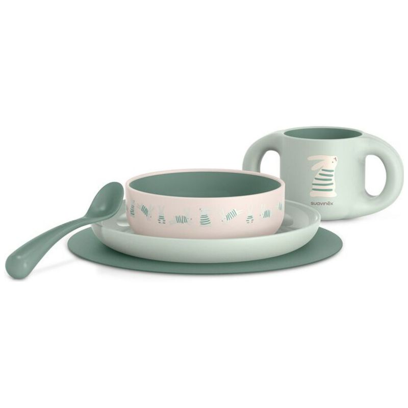 Coffret repas Wonderland vert (5 pièces) Suavinex Produit 1