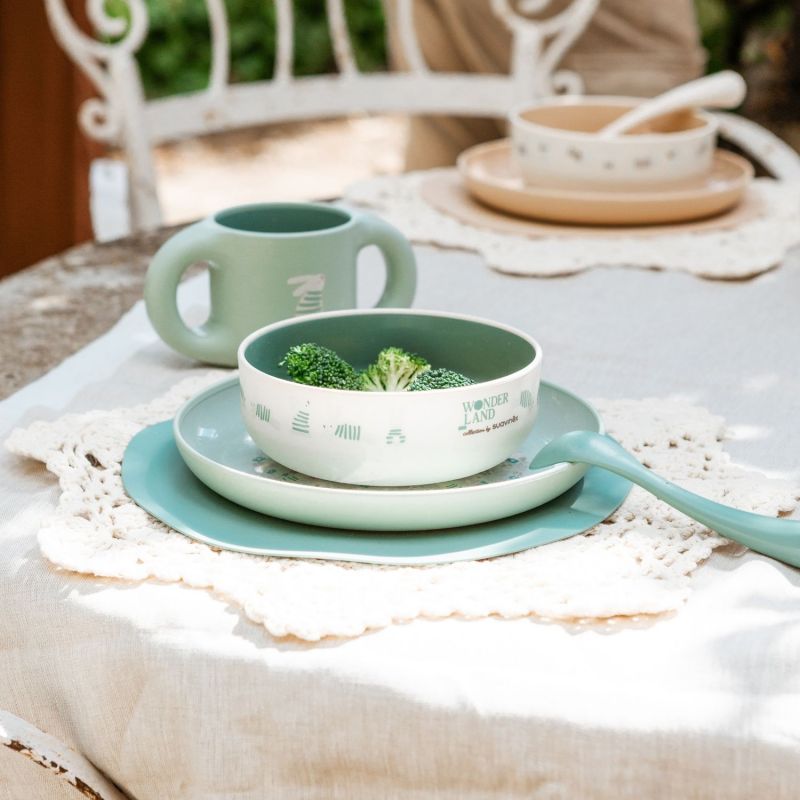 Coffret repas Wonderland vert (5 pièces) Suavinex Ambiance 8