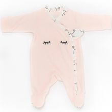 Pyjama chaud rose Lamamour (1 mois)  par Maison Nougatine