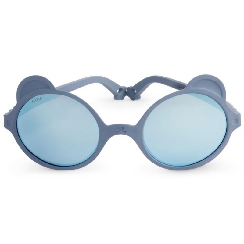Lunettes de soleil Ours'on bleu argenté (2-4 ans) KI et LA