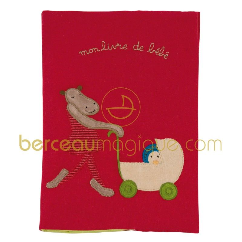 Livre de naissance hippo Les Loupiots Moulin Roty