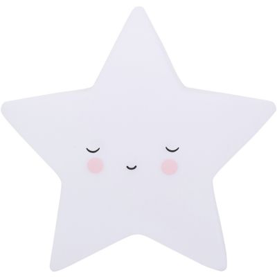 Petite veilleuse étoile blanche (14 cm)  par A Little Lovely Company