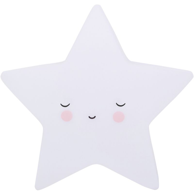 Petite veilleuse étoile blanche (14 cm) A Little Lovely Company