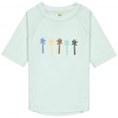 T-shirt anti-UV Palmiers vert écume (07-12 mois) - Lässig 
