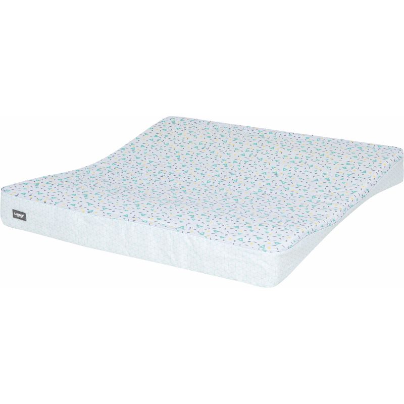 Matelas à langer XL menthe (75 x 74 cm) Luma Babycare