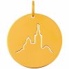 Médaille Notre-Dame de la Garde (or jaune 18 carats) - Maison La Couronne