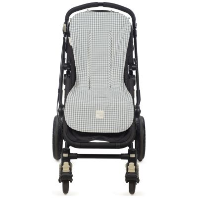 Assise pour poussette Praliné Vichy Matcha Walking Mum