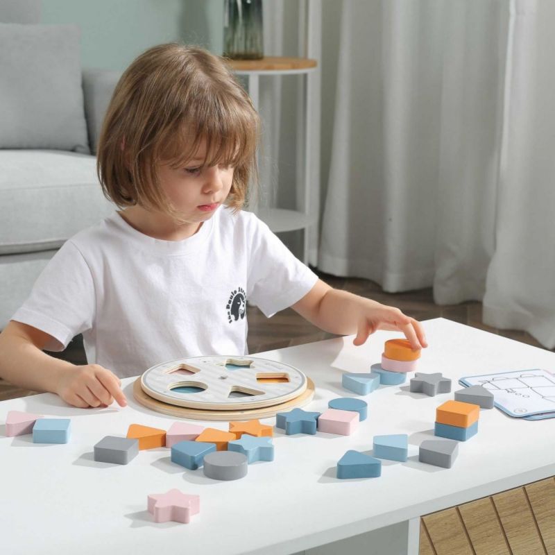 Jeu d'activités Apprendre les formes et les couleurs Sapin Malin Ambiance 3