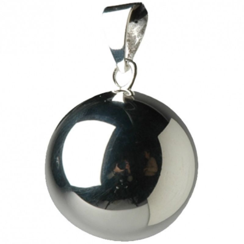 Bola rond argenté 26 mm Bola