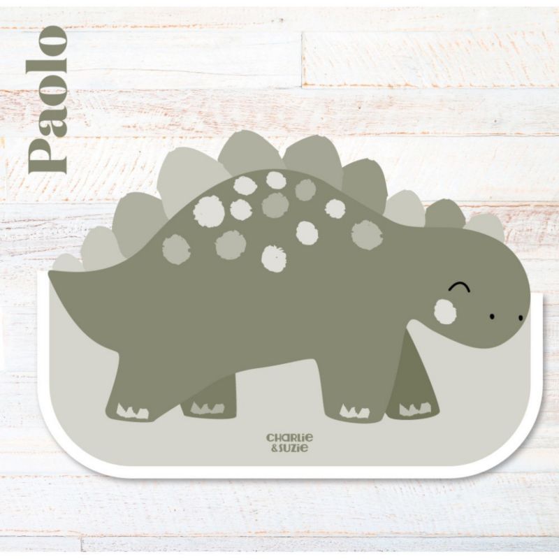 Set de table Dino XXL Paolo Charlie et Suzie Produit 1