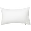 Taie d'oreiller pur coton Blanc (40 x 60 cm) Kadolis Produit 1