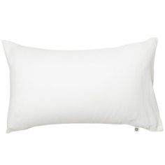 Taie d'oreiller pur coton Blanc (40 x 60 cm) - Kadolis